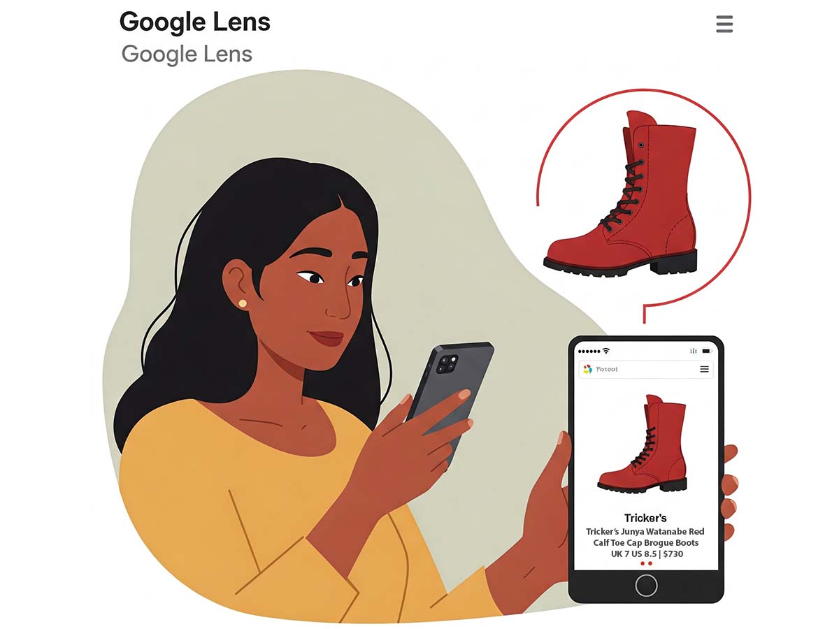 Multisearch using Google Lens to find product